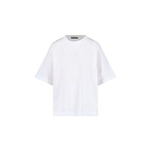 Dolce & Gabbana Cotton T-Shirt With Tone-On-Tone Embroidered Logo - NWT